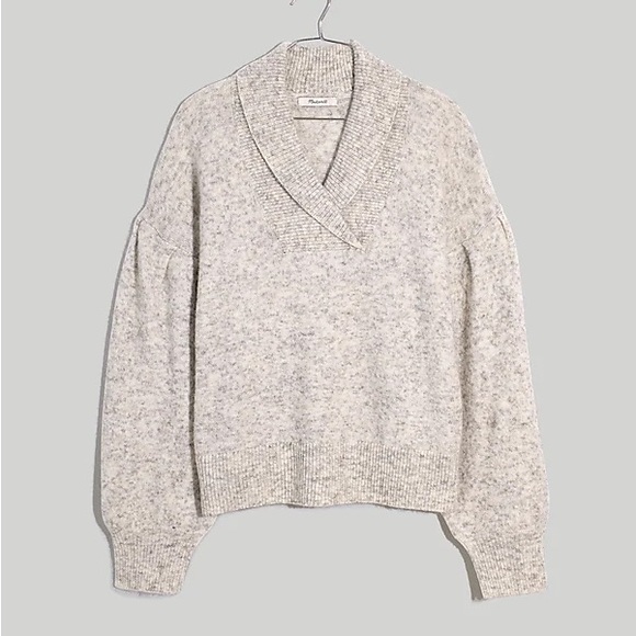 Madewell Sweaters - Madewell Vinson Shawl-Collar Pullover Sweater